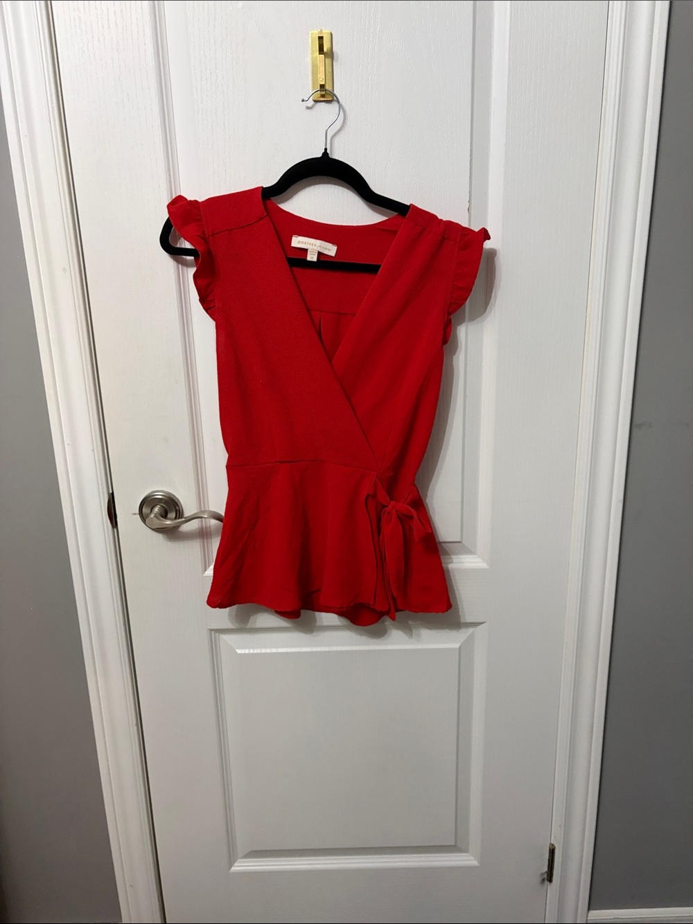 Monteau Wrap Peplum Women's Top